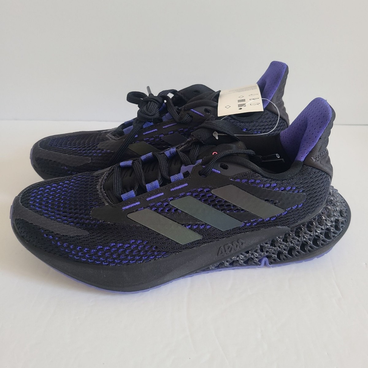 Adidas 4DFWD Pulse Running Shoes Q46452 Size 6.5 Black Sonic Ink