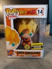 Funko POP #14 Dragonball Z Super Saiyan Goku Glow In Dark EE Exclusive Figure