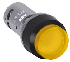 1PC New ABB Convex head with light button CP3-11Y-10 24VAC/DC yellow #LL