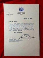 TLS Nelson Rockefeller to Reno Smith Bainbridge,New York OCT 25 1966