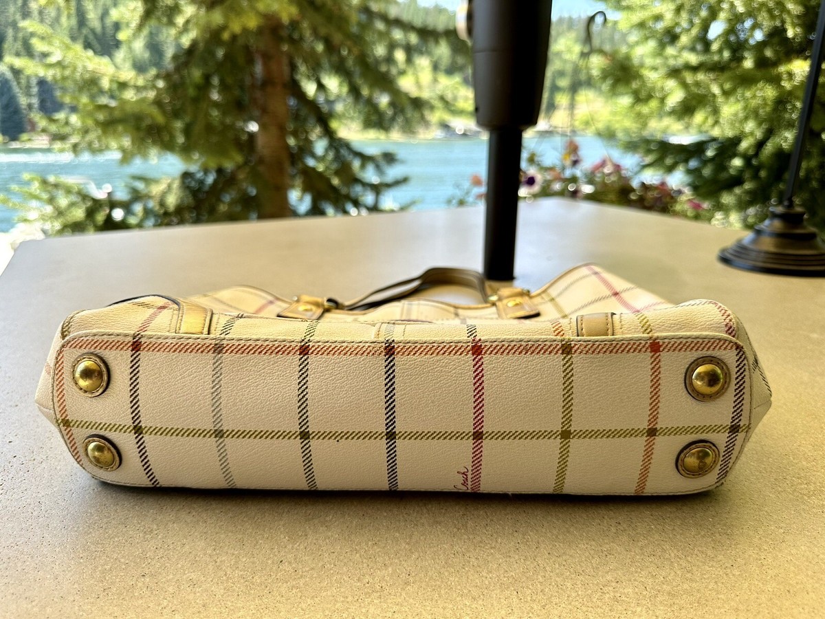 Coach Handbag K1169-F19178 Cream Vegan Leather Shoulder Handbag | eBay