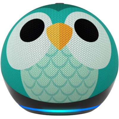 Amazon Echo Dot Kids 5. Generation Eule Lautsprecher Bluetooth Mute-Funktion NEU