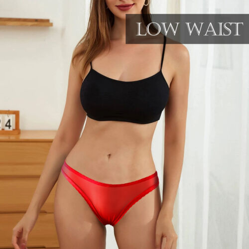 Women's Sexy Mesh Sheer Thong Ultra-thin Panties See-through Lingerie Panties - Picture 41 of 60
