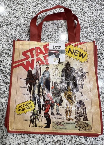 Disney STAR WARS Action Figure Reusable Shopping Tote Bag - Chewbacca R2-D2 Yoda - Bild 2 von 4