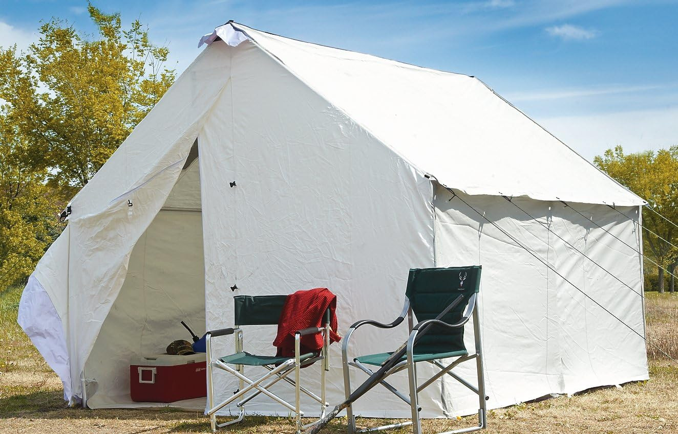 10X12' Canvas Wall Tent Floor, Heavy-Duty PVC Flooring
