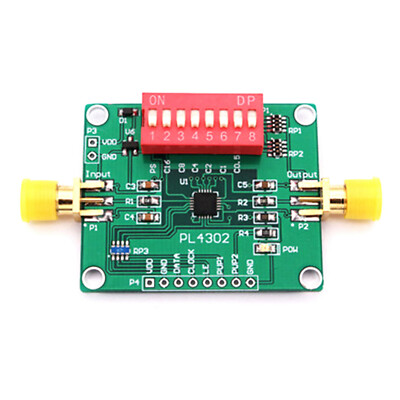 PE4302 digital RF attenuator module serial and parallel control 0.5dB~31.5 dB