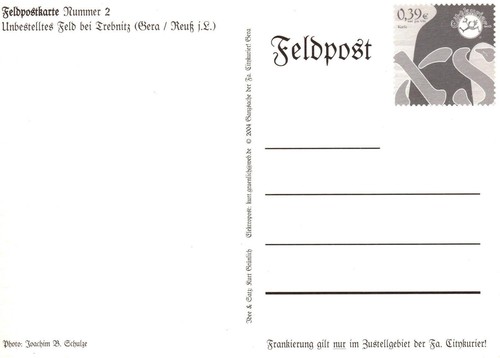 Citykurier: MiNr. Ke 2 B," Carte Postale Champ,Numéro 2 ",Entier - Photo 1 sur 2