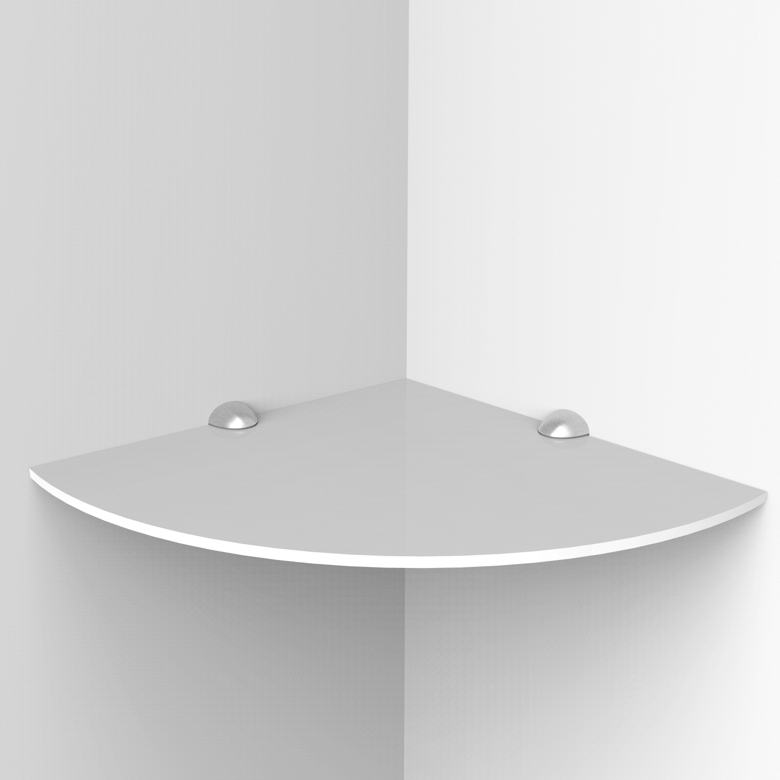 Acrylic Corner Safety Shelf & Fixings for Home or Retail Display