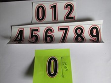 1/6th scale WW 11 GERMAN  TANK/VEHICLE INSIGNIA NUMBERS TANK X 2 SETS (BB)