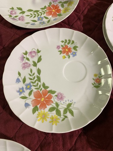 vintage taste seller By sigma 8 teacups & 7 Plates Nosegay #331 Made In Japan - Bild 9 von 9