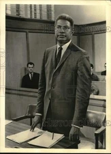 1963 Press Photo Ossie Davis stars in "The Defenders" on CBS Telvision