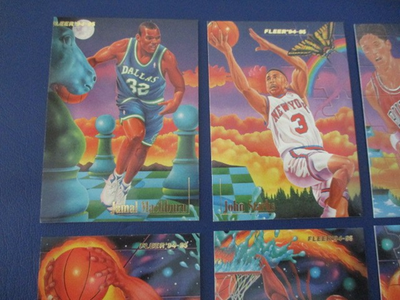1994-95 Fleer Pro-Visions Basketball NBA Complete Insert Set 1-9