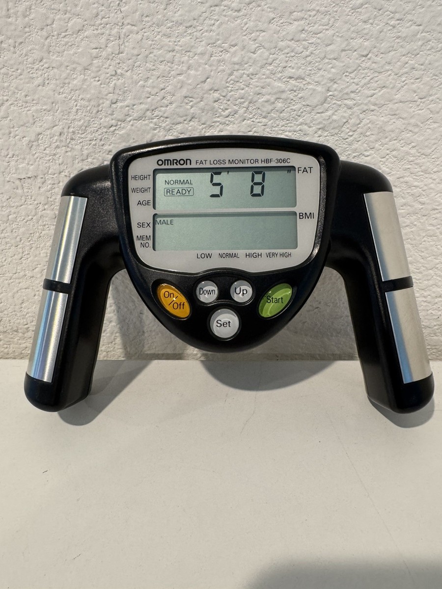 Omron HBF-306C Fat Loss Monitor Handheld Body Fat BMI Tester