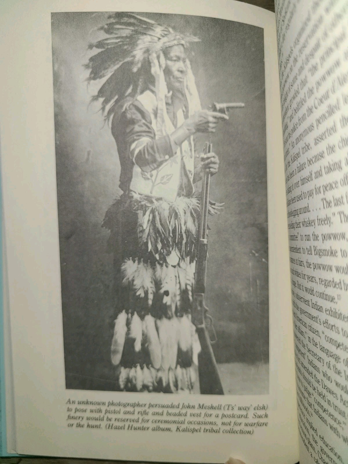 Vtg HC book, The Kalispel Indians by John Fahey, 1986