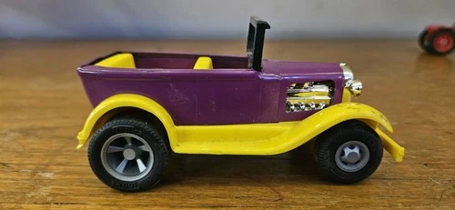 Vintage 1970s Tiny Tonka Draggin' Wagon Toy Car. Made In Hong