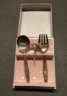 Vintage Towle Sterling Silver Baby Spoon and Fork with Box