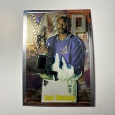 1997-98 Topps Chrome Karl Malone MVP Checklist #110 Utah Jazz