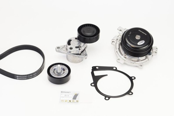 Continental Ctam Wasserpumpe + Keilrippenriemensatz 5PK1960WP1 FüR-image