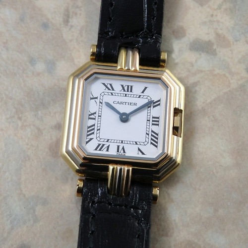CARTIER Ceinture Trinity 66002 Paris Dial Vintage Quartz 22mm Ladies Watch