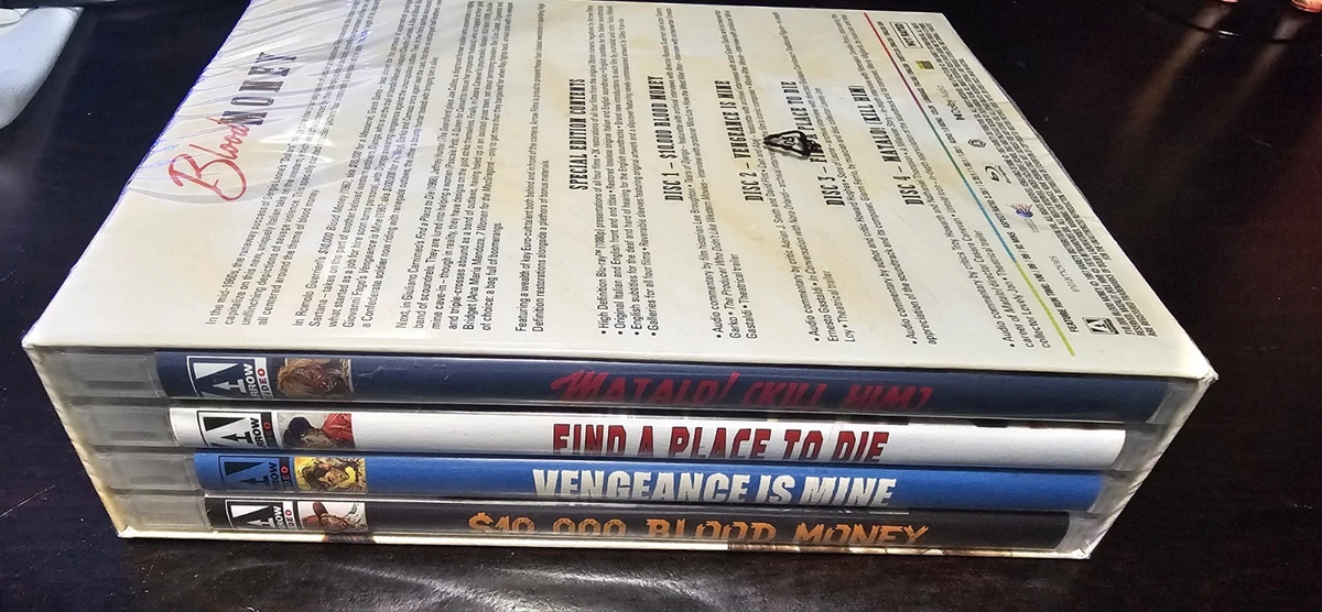 Arrow Video Blood Money 4 Classic Westerns Special Edition Blu-ray Box Set