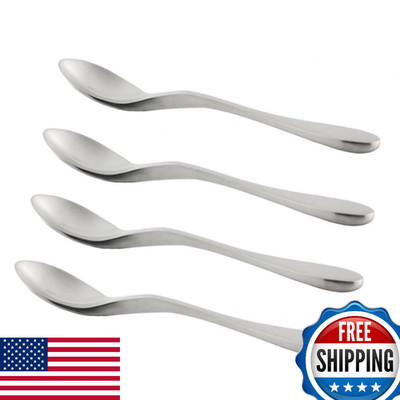 Knork Original Matte Teaspoon, 4 Piece Set,18/10 Stainless Steel,Silver