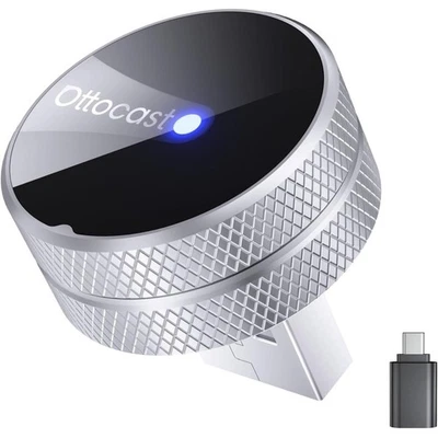 Ottocast Mini Slim Tube CP88-T4 – Adaptateur Sans Fil CarPlay & Android Auto - Photo 1/4