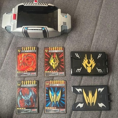 Kamen Rider Ryuki V-Buckle Transformation Belt w/ Advent Cards Set