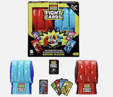 Mattel Games Rock ‘Em Sock ‘Em Robots Fight Cards Game W/ 2 Boxing Gloves