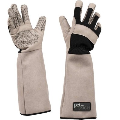 PetFusion Multipurpose Pet Glove for Grooming, Trips to Vet, Handling. [Punct...