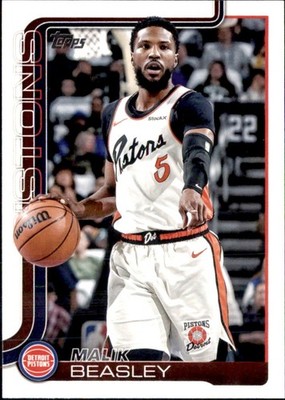 2025-26 Topps NBA Basketball - Malik Beasley Detroit Pistons #43