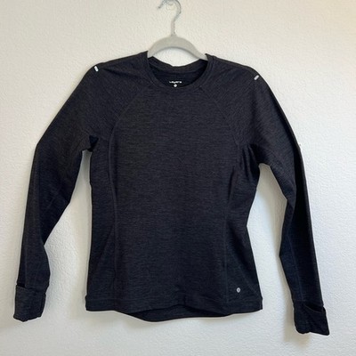 Layer 8 Heathered Gray Performance Shirt Size Medium