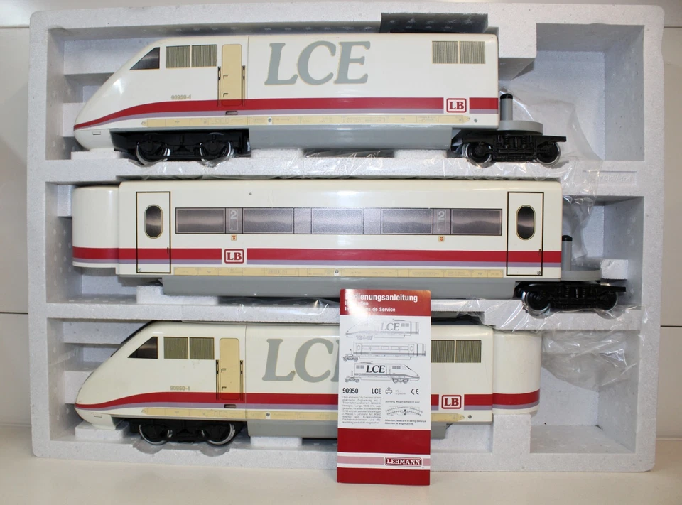 LGB Spur G 90950 Triebwagenzug 3tlg. LCE in OVP / #2347 - Bild 2 von 4