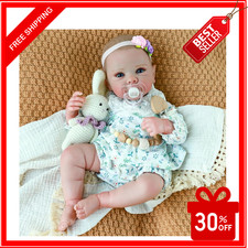 Reborn Baby Dolls Silicone Full Body 20 Inch Waterproof Realistic Newborn Baby