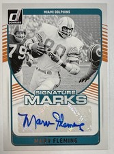 Marv Fleming 2024 Panini Donruss Signature Marks #SMA-MFL Auto Dolphins