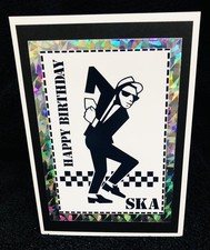 Mods, Ska. Scooter Luxury Birthday Card.