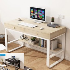Foret Computer Desk Study Home Office Table Student Drawer Workstation Storage