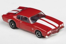 AFX 22043 HO 1970 Chevelle 454 Red Collector Series Mega G Slot Car