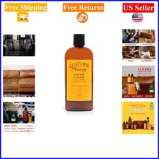 Non-Toxic Leather Cleaner 8oz for Car, Furniture, Shoes, White  Colored Leather