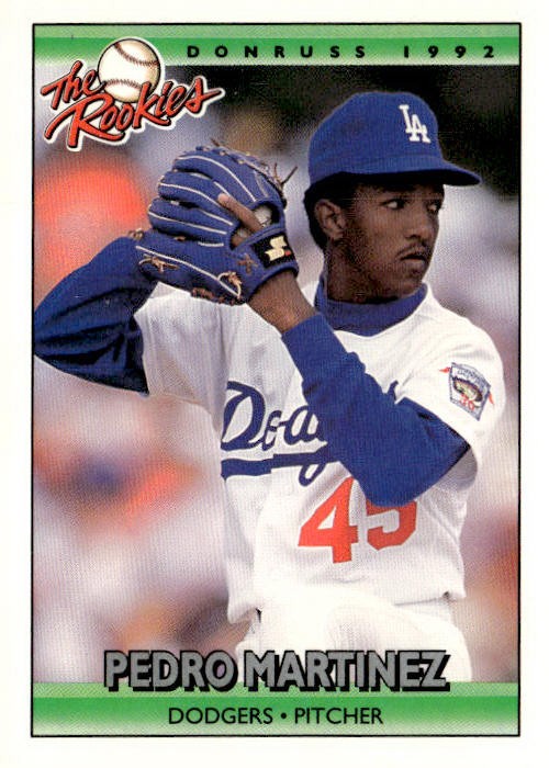 Pedro Martinez #69 Baseball Cards 1992 Donruss The Rookies trading card — raw and PSA graded price guide
