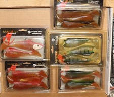Lot of 5 Packs of Matzuo Sterling 6" Minnow Body 3 Per Pack Only One Fish Rigged