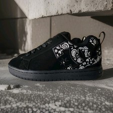 Mens DC Court Graffik Skate Shoe Casual Low T...