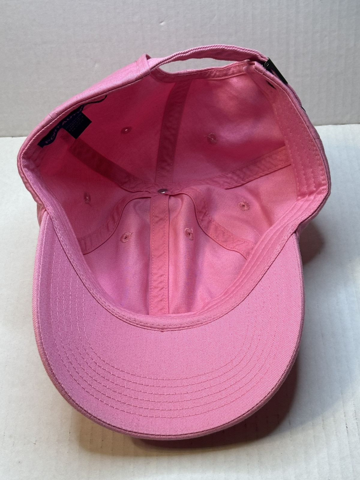 Port Authority Solid Pink Hat Adjustable Soft Cap… - image 6