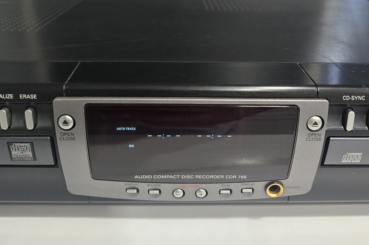 1円 PHILIPS フィリップス CDR765 ダブル CDレコーダー CDプレーヤー 売り切り