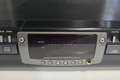 Philips CDR 765 Audio Compact Disc Recorder Tested WORKING / No