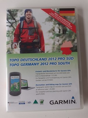 Garmin Topo Deutschland 2012 DVD Freizeit und Wanderkarte mit Anleitung