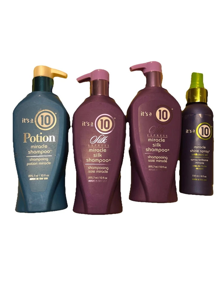 It's a 10 (Lot Of 4) 1 Miracle, 2 Miracle Silk shampoo and 1 miracle shine spray - Image 2 of 3