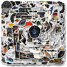 126pcs Onyx Storm Aesthetics Cartoon Waterproof Vinyl Stickers for Colorful