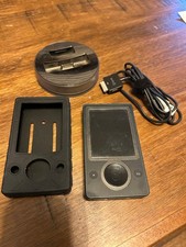 Microsoft Zune 30 30 GB Black/Blue Model bundle with Dock, Cover and Cable