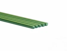 Allfenz 48" Plant Support Plastic and Steel Garden Stakes (10 Pack)