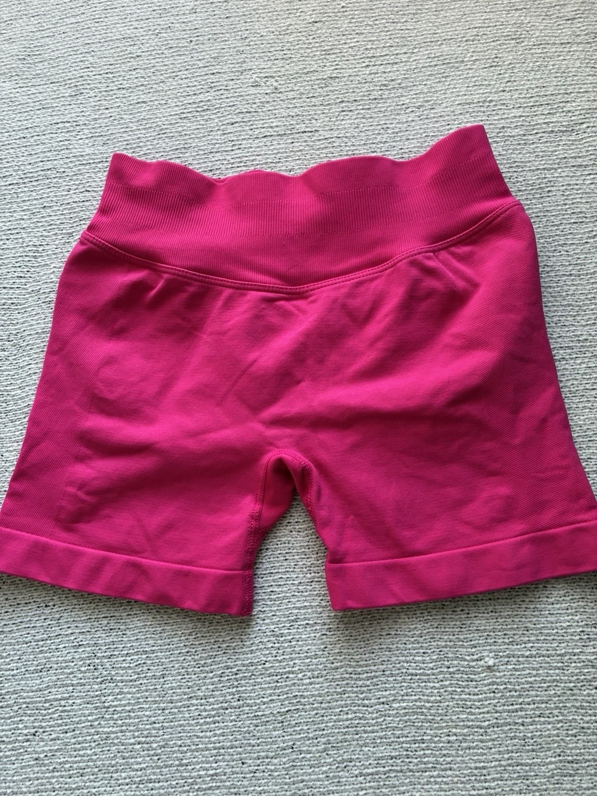 Unbranded Pink Athletic Biker Shorts Women’s Size Small-image